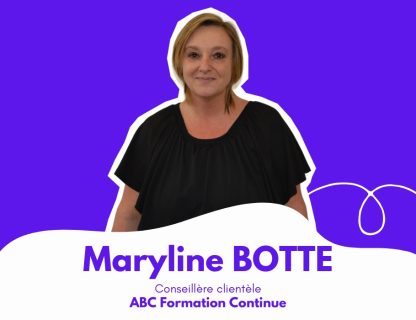 Maryline BOTTE, conseillère clientèle ABC Formation Continue